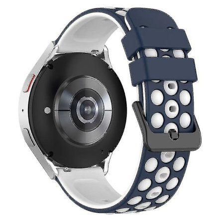 För Samsung, Huawei, Huami, Polar Universal Watch Band 20mm Watch Strap med Multi Round Holes