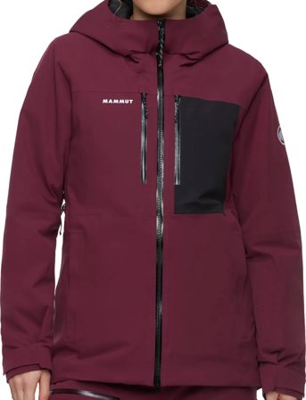 Mammut Stoney Hs Thermo Hooded Jacket Women - Burgundy - XL