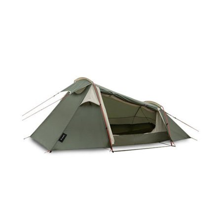 Qeedo campingtält - Z3856 - Light Spruce S Ultralet Trekkingtält (1,9 kg), Tunnel Tält (1 Person)