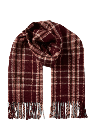 Å WOMAN Halsduk med fransar ELLEN Halsdukar & scarves Röd ONESIZE