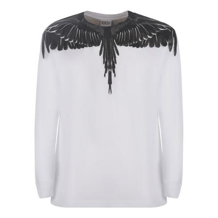 Marcelo Burlon, T-Shirt Cmab 007C99Jer 001 Wit, Heren, Maat:XL