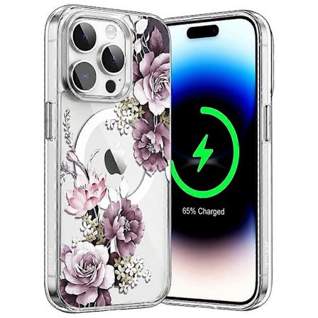 Skal för iPhone 16 Pro TPU+PC Telefonskydd Kompatibelt med MagSafe-lingling}