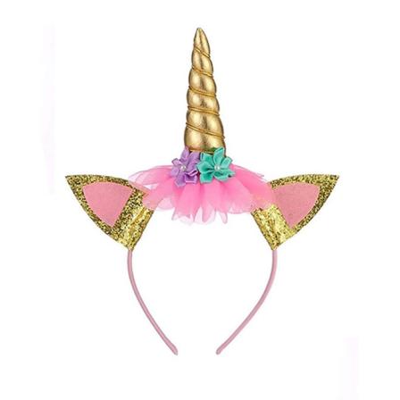 Unicorn bandana med blomster 3 stk 3 farger Halloween hodeplagg co