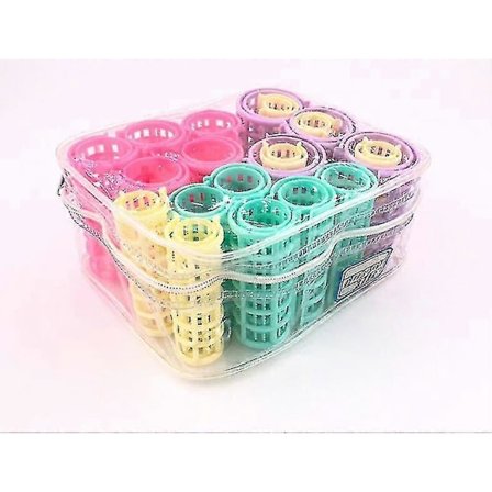 Hårspolar, 20-pack Självhäftande Hårspolar för Salong, Gör-det-själv Lockar