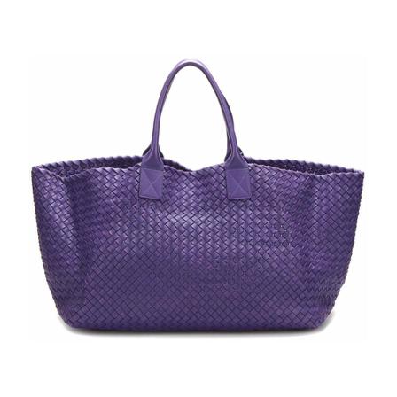 Bottega Veneta Vintage Pre-owned Håndtaske Lilla, Dame Vintage Tasker, Størrelse: ONE Size