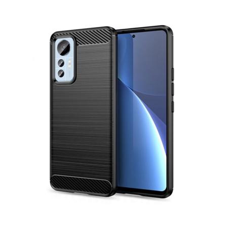 Xiaomi 12 Lite • Mobilskal • Brushed Metal • Svart