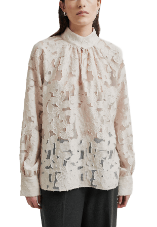 Second Female Stary Blouse Blusar Dam Beige S