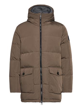 Mmgdunn Down Jacket Fôret Jakke Brun Mos Mosh Gallery*Betinget Tilbud