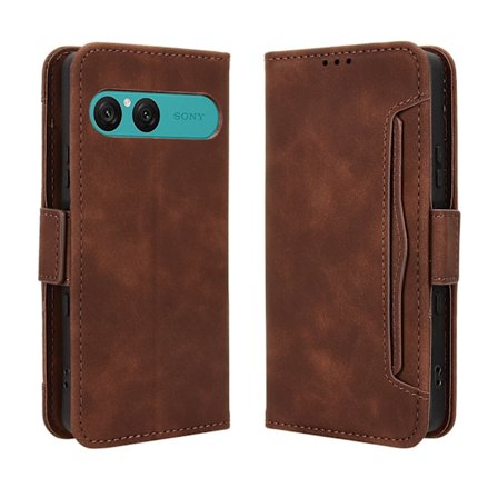 Wallet case Case Cover for Sony Xperia 10 VII - Brown