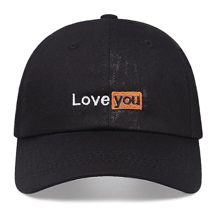 Nyaste Love You cap Fyra årstider utomhus cap Bomull Snapback Kvinnor Män Broderi Pappa Hatt A