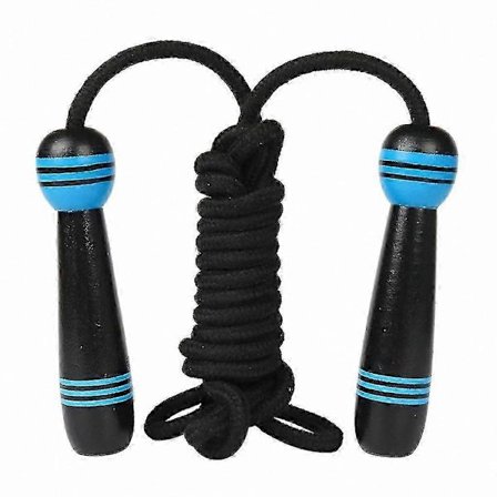 Sjippetov med træhåndtag til børns fitnessaktiviteter, sjippetov til drenge og piger, træningslegetøj [HK]