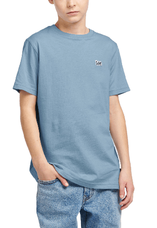 Lee Badge t-shirt T-shirts & toppar Herr Blå 164/170