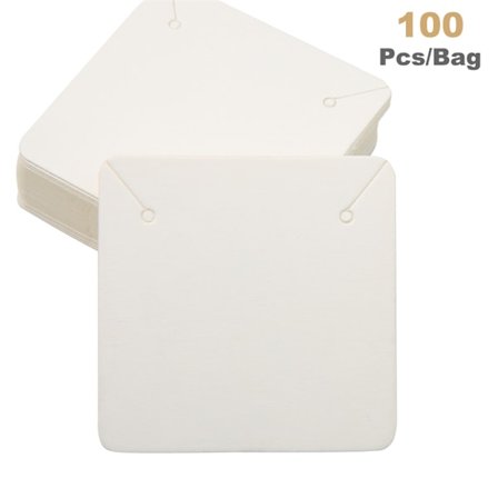 100 st/förpackning Smyckesdisplaykort Halsband Förpackningskort
