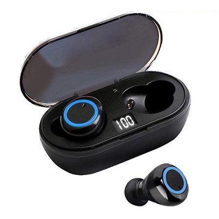Tws trådlösa Bluetooth-hörlurar Vattentäta Sporthörlurar Brusreducerande Ljudhörlurar 9d Stereo In Ear Trådlösa Öronproppar Med Mikrofon Led-laddning