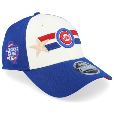 New Era - MLB Azul adjustable Boné - Chicago Cubs MLB 24 All Star Game 9FORTY White/Royal Adjustable @ Hatstore
