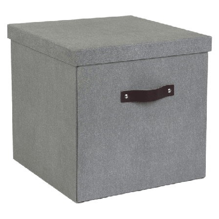 Bigso Box of Sweden Monteringsbar förvaringsbox Logan Förvaring Grå 31,5x31,5x31,5cm
