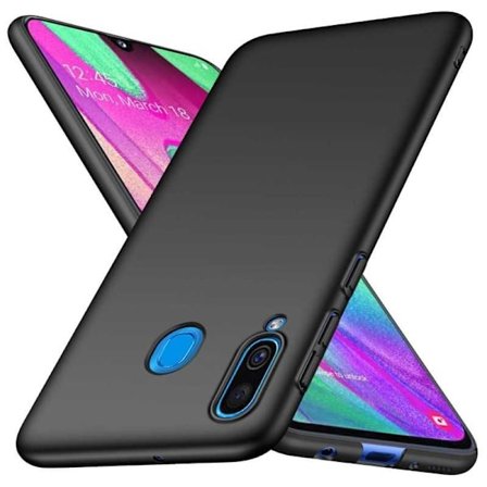 Samsung A40 Ultra Thin Matte Black Cover Basic V2