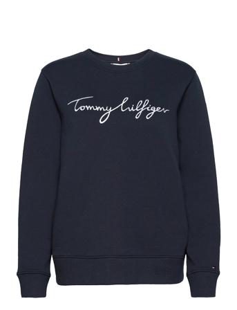Regular Graphic C-Nk Sweatshirt Sweatshirt Trøje Tommy Hilfiger