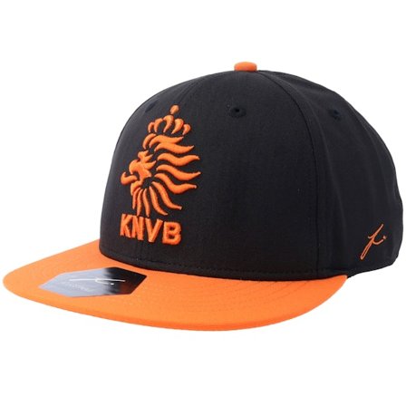 Fan Ink - Football Zwart snapback Cap - Netherlands Football Beyond Borders Black/Orange Snapback @ Hatstore