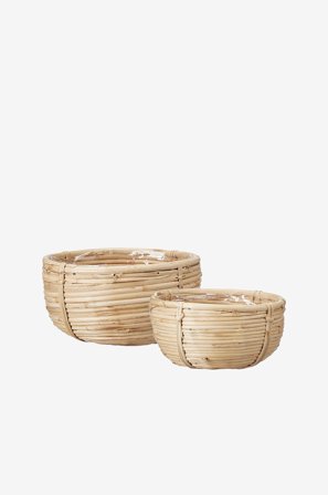 Wikholm Form - Planter Bodil S/2 - Beige - Krukker & vaser - Fra Homeroom