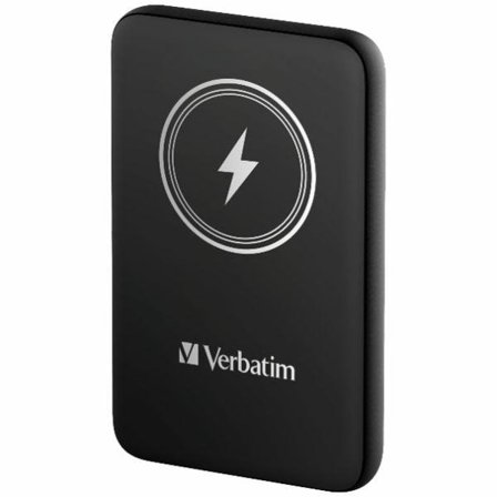 Verbatim Magnetisk Trådløs Powerbank 10000mAh 15W - Sort