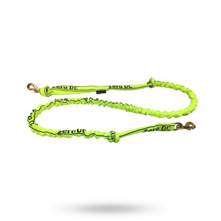 Zero DC - ZERO DC ELASTISK DRAGLINA NEONGRÖN - UPP TILL 10 KG - 2.7 M - Hundkoppel