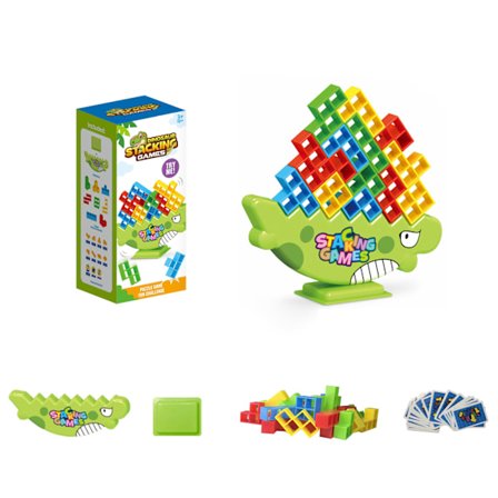 Balance Towers Spel Kul att stapla byggstenar för barn Vuxna Nyhet Familjespel