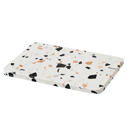 Rig-tig SERVE-IT serveringsfat 16 cm, hvit terrazzo