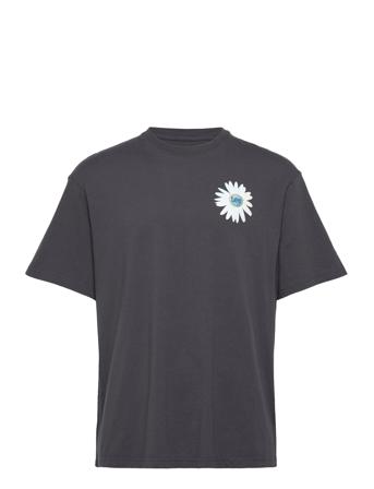 90S Loose Graphic Tee T-shirts Short-sleeved Svart Lee Jeans*Betinget Tilbud