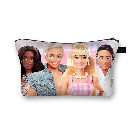 Muoti Barbie Kosmetiikkalaukku Söpö Pinkki Barbie Tyttöjen Penaali Naisten Säilytyslaukku Koristeet Tarvikkeet Joululahjat Tukkumyynti