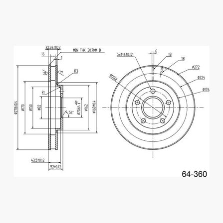 Biltema - BREMSESKIVE