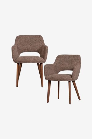 WOOOD - Murat ruokapöydän tuoli - 2 kpl:n sarja - Ruskea - Tuolit - - Homeroom