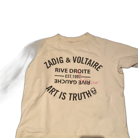 Beige sweatshirt från Zadig & Voltaire