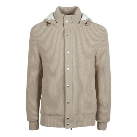 Brunello Cucinelli, Sweater Bruin, Heren, Maat:M