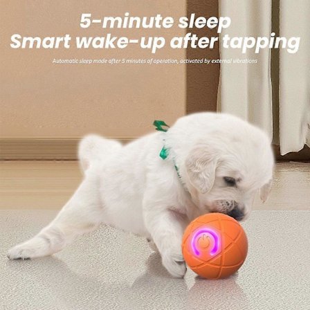 Hoppende Bold Hundelegetøj, Rystende Bold Legetøj til Hunde, Automatisk Bevægende Hundelegetøjsbold