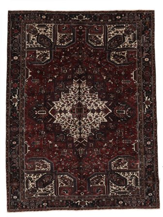 Médaillon Grand Heriz Tapis 287X381 Laine