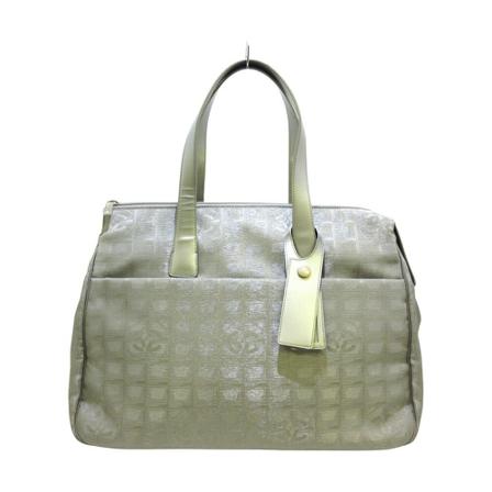 Chanel Vintage Pre-owned Shoulder Väska grå, Dam Vintage Väskor, Dam, Storlek: ONE SIZE