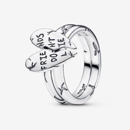 Pandora - Stranger Things - Friends Don't Lie Delbar Ring - Sterlingsilver