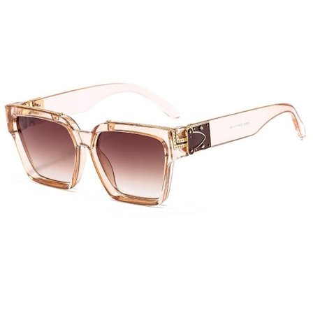 Wide Luxury Sunglasses in Limited Edition Champagne