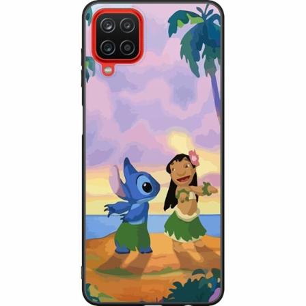Samsung Galaxy A12 Svart Skal Lilo And Stitch