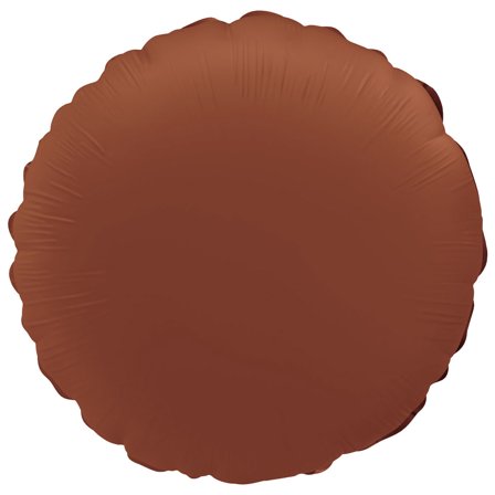 Pyöreä Folioilmapallo Suklaanruskea Matta