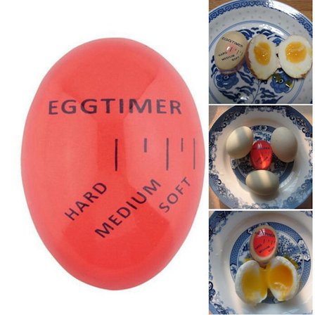 Æggetimer Blødkogt hårdkogt æggeur, der skifter farve, når den er klar Indikator viser, når æggene er klar