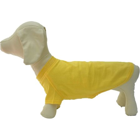 NYTT Husdjurskläder Hundkostymer Taxkläder Tom T-shirt Lätt T-shirt för Taxar, Corgi 100% Bomull Gul D-M