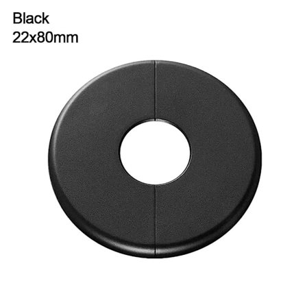 Dusjkranlokk Kran Dekorativt deksel SORT 22X80MM