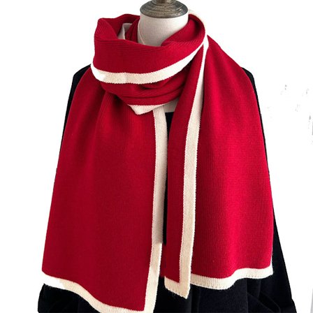 Dame Vinter Efterår Sjal Wrap Strikkede Halstørklæder Blød Varm Kashmir-lignende Halstørklæde