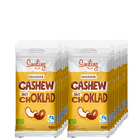Smiling 20 x Naturgodis Cashewnötter 45 g