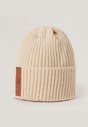 BabyMocs Beanie - Vuxen Mössor & hattar Unisex Beige ONESIZE