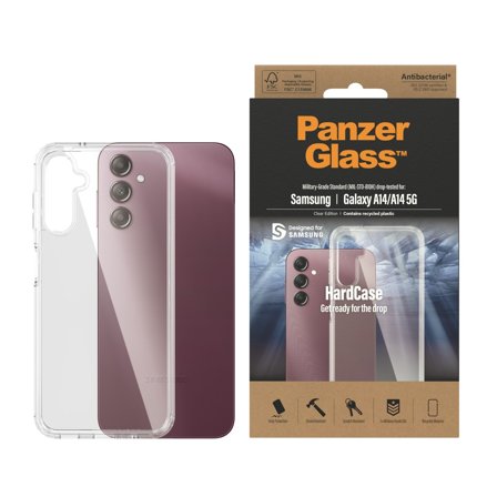 Panzer Transparent Samsung Galaxy A14 | 5G HardCase PanzerGlass - High quality tempered glass screen protector