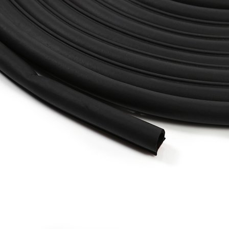 8M Stor D-form Bil Motor Dørkant Gummilist Hul List Værlist