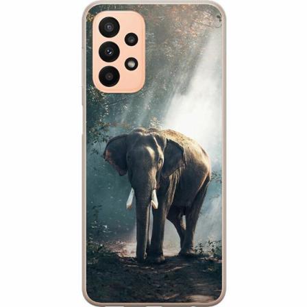 Samsung Galaxy A23 5g Genomskinligt Skal Elefant